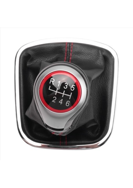 Vw Polo 6r 6c Hatchback Sedan Için Stil Dişli Vites Knob 2011-2019 Seviye Değiştirme Düğmesi Gaiter Boot Cover 6 Hızlı (Yurt Dışından) modelleri