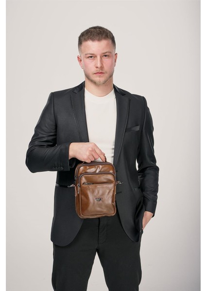 31596 Hakiki Deri Askılı Çanta