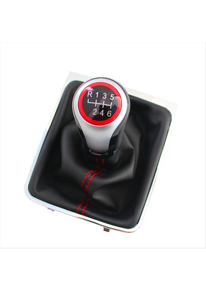 Vw Passat B6 2005-2010 Dişli Vardiya Knob 6 Hızlı mt Kol Değişimi Çubuk Gaiter Boot Cover (Yurt Dışından)