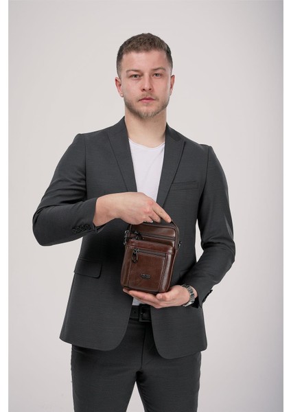 31616 Hakiki Deri Askılı Çanta