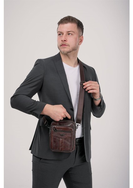 31620 Hakiki Deri Askılı Çanta