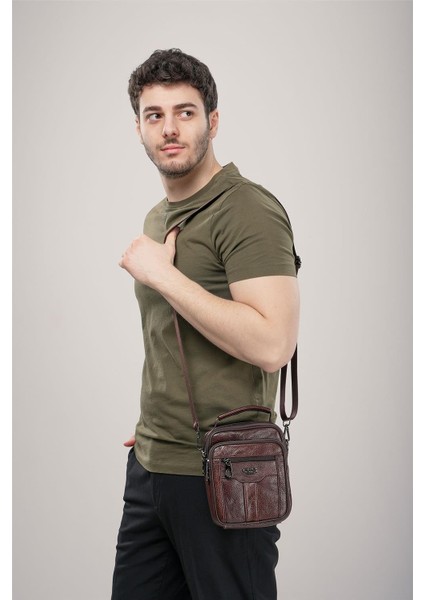 31620 Hakiki Deri Askılı Çanta