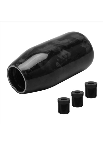 Çoğu Araba Süslemesi Aksesuarları SFN091 Siyah Için Evrensel Dövme Fiber Dişli Vites Düğmesi Silindirik Vardiya Düğmesi (Yurt Dışından) fiyatları