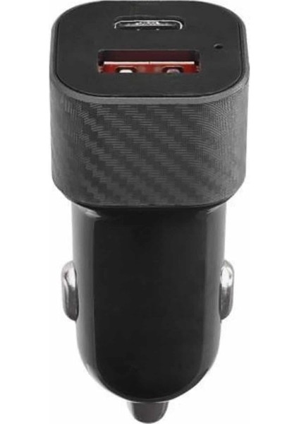 Araç Içi Hızlı Şarj Soketi 38W Oto Çakmaklık Type-C Araba Çakmaklık - FEİ9608-9208
