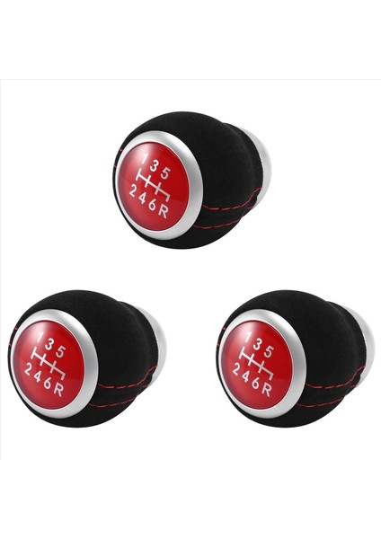 3x 6 Hızlı Araba Kılavuzu Vites Değiştirme Düğmesi Vites Değiştirme Subaru Impreza Wrx Stı Outback Forester 2009-2019 (Yurt Dışından)