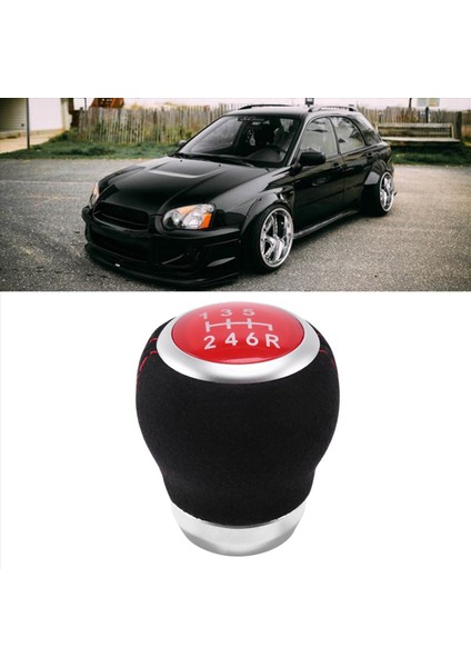 3x 6 Hızlı Araba Kılavuzu Vites Değiştirme Düğmesi Vites Değiştirme Subaru Impreza Wrx Stı Outback Forester 2009-2019 (Yurt Dışından) modelleri