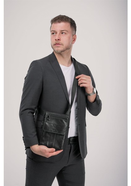 31618 Hakiki Deri Askılı Çanta