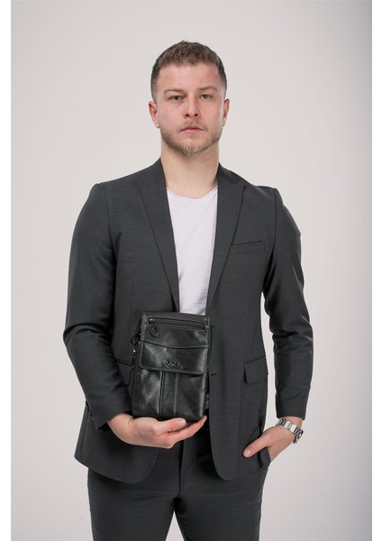 31618 Hakiki Deri Askılı Çanta