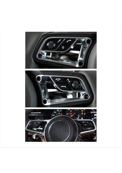 Direksiyon Simidi Çok Fonksiyonlu Düğme Porsche Için Cayenne Için Telefon Anahtarı Macan 2014 Için 15-16- Sol (Yurt Dışından)