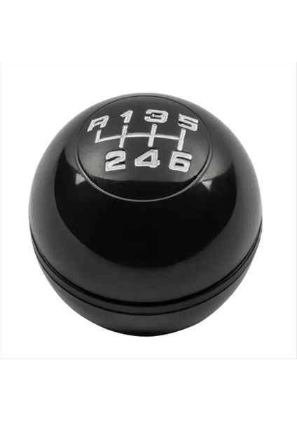 6 Hızlı Araba Manuel Vites Değiştirme Düğmesi Parlak Kolu Vites Değiştirici Çubuk El Topu Alfa Için Romeo Giulietta 2010-2024 Siyah (Yurt Dışından)