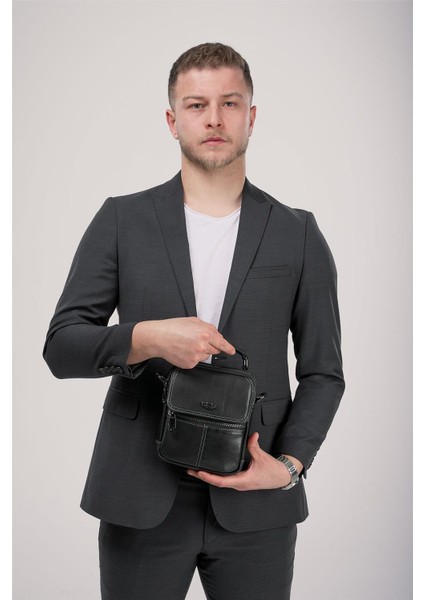 31604 Hakiki Deri Askılı Çanta