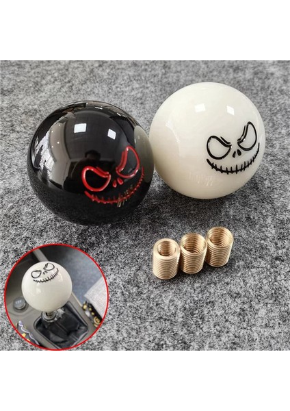 Yarış Araba Dişli Topuz Top Jdm Style Universal Gear Lever Dnob Joker Gülümseme Yüzü Kayma Knob Siyah (Yurt Dışından) indirimleri