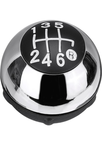 6 Hızlı Dişli Çubuk Vites Kolu Düğmesi Manuel Şanzıman 55344048 Fiat Için 500 2012-2018 Parlak Gümüş (Yurt Dışından)