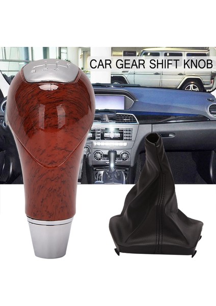 5 Hızlı Manuel Araç Dişli Vites Değiştirme Dişli Mercedes Için Lever Boot Benz W210/W220/W163/W202/W140 (Yurt Dışından) modelleri