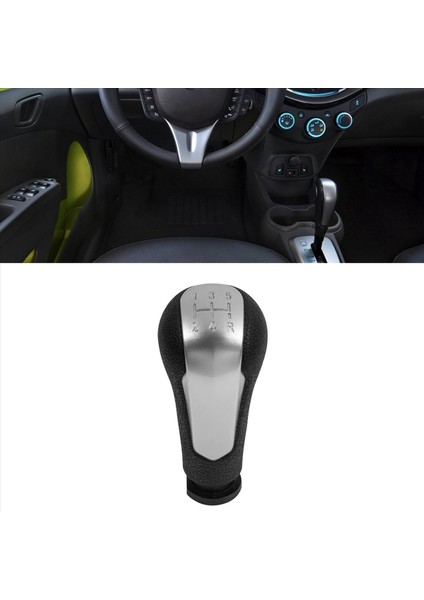 2x 5 Hızlı Dişli Vardiya Knob Kolu Kilitli Tutucu Chevrolet Spark Için 2011-2016 Gümüş (Yurt Dışından) fırsatları