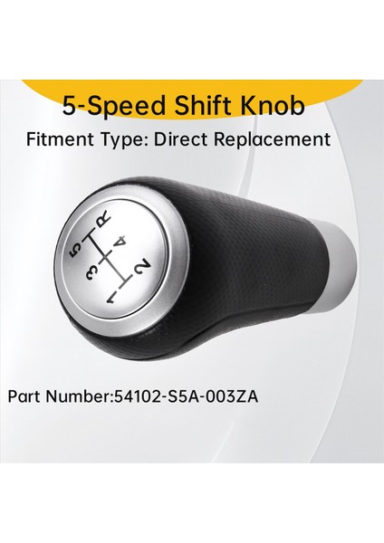 Honda Civic 2001-2005 Için Araba 5 Vites Değiştirme Düğmesi Manuel Şanzıman 54102-S5A-003ZA Lhd (Yurt Dışından) fırsatları