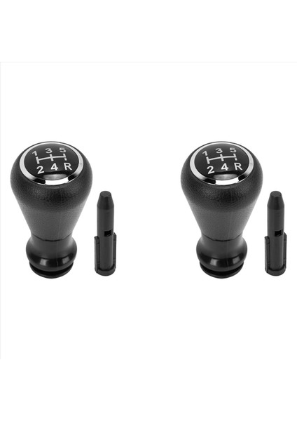 2x Araba 5 Hızlı Dişli Çubuk Vardiya Knob Kafası Peugeot 106 107 205 206 207 405 Citroen C1 C3 C4 (Yurt Dışından)