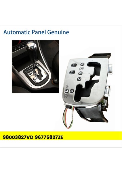 Otomatik Dişli Değiştirme Kontrol Paneli Ekran Düğmesi Kapak 98003827VD 96775827ZE Peugeot 307 308 Cıtroen C3-Xr 14-22 A (Yurt Dışından) indirimleri