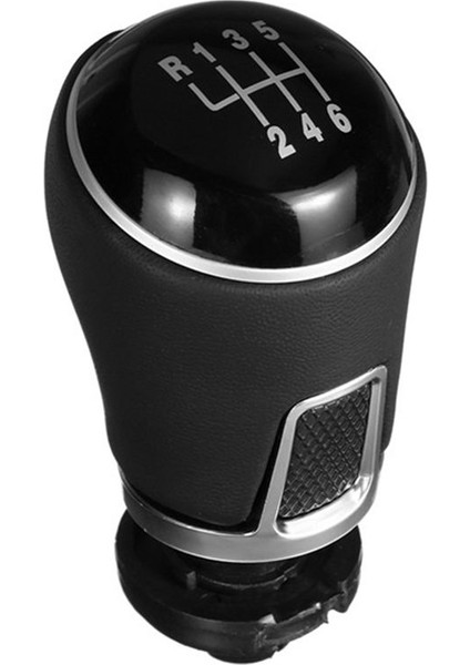 Dişli Vites Knob Manuel Dişli Vites Kara Sopa Kafa Tutma Seviye Evrensel 6 Hız Volkswagen Jetta Golf (Yurt Dışından)