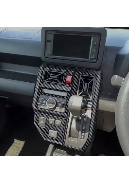 Daihatsu Taft 2024 Rhd Araba Iç Aksesuarları Için Araba Dişli Vites Çerçeve Dişli Vites Paneli Döşeme Karbon Fiber Desen (Yurt Dışından) modelleri