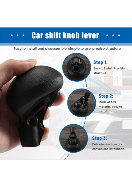 2pcs 54130-SNA-A81 Honda Civic Için Araba Dişli Vites Knob Kafası Kol Abs 2006 2007 2008 2009 2011 2011 Aksesuarları (Yurt Dışından)