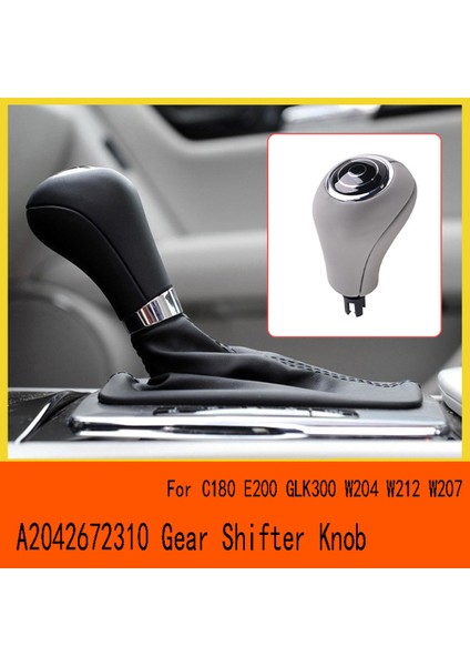 Dişli Kaydırma Kolu Dişli Vites Vardiya Hentball Mercedes Benz C / E Sınıf Glk C180 E200 GLK300 W204 W212 W207 2007-2013 Siyah (Yurt Dışından) indirimleri