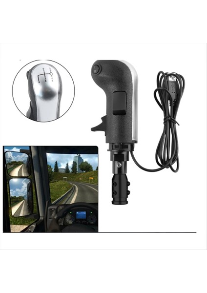 Est2 Vites Değiştirici USB Oyunu 18 Dişli Değiştirici Knob 3 Anahtar Logitech G923 G29 G27 G25 TH8A (Yurt Dışından) fiyatları