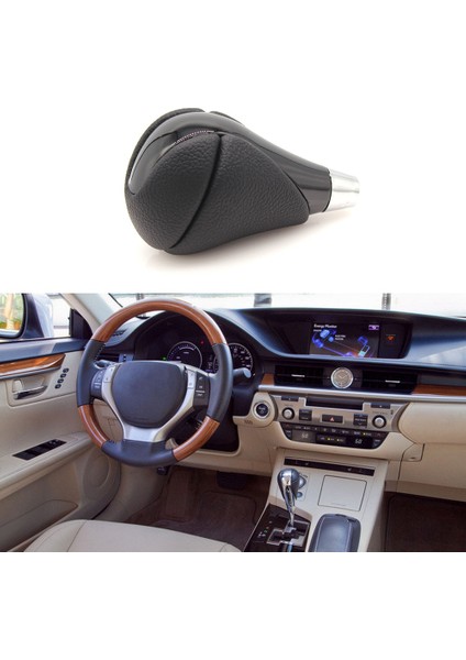 Lexus ES300 IS250 LS400 Toyota Matrix Hilux Black Için Araba Otomatik Dişli Vites Stick Düğmesi Vites Değiştirici Kafası (Yurt Dışından) modelleri