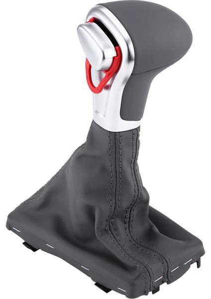 Deri Dişli Vites Knob Kol Kafa Anahtarı For-Audi A6 A7 A3 A4 A5 A6 C6 Q7 Q5 2009 2011 2011 2011 2012 2012 2012 2014 4G1713139R (Yurt Dışından) modelleri