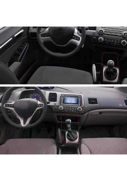 5 Vitesli Manuel Vites El Topu + Manuel Kaydırma Kapağı Honda Civic Için Deri Vardiya Toz Kapağı 2006-2011 54102-SNA-A02 (Yurt Dışından) indirimleri