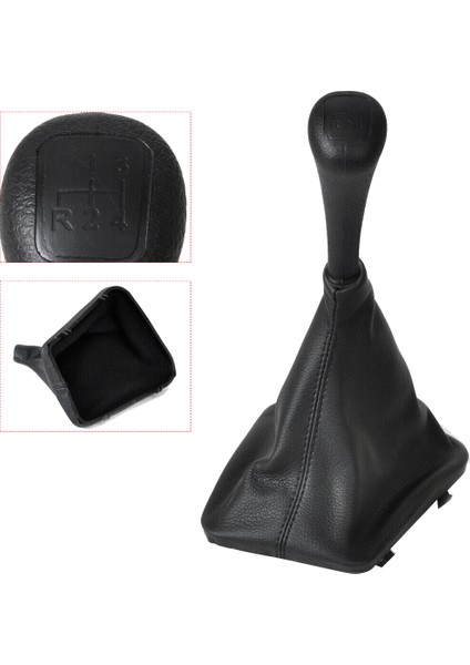 4 Hızlı Araba Dişli Vardiya Düğmesi Değiştiren Kol Deri Deri Önyükleme Kapağı Mercedes Benz W123 W140 W202 (Yurt Dışından) fırsatları