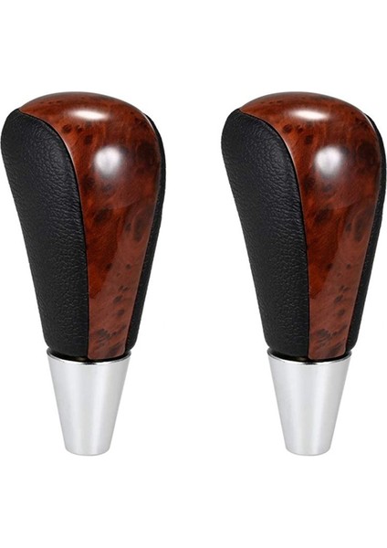 Toyota Prado Için 2x Araba Vites Koyu Dişli Vites Değiştirme Knob Kolu Kaynatıcı Lexus Hilux 2011 Crown Rav4 Fortune 2012 Siyah (Yurt Dışından)