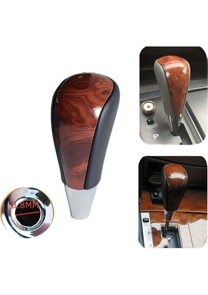 Toyota Prado Için 2x Araba Vites Koyu Dişli Vites Değiştirme Knob Kolu Kaynatıcı Lexus Hilux 2011 Crown Rav4 Fortune 2012 Siyah (Yurt Dışından) fırsatları