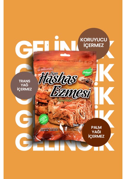 Kahvaltılık Hamur Işlerinde Katkısız 500 gr Haşhaş Ezmesi modelleri
