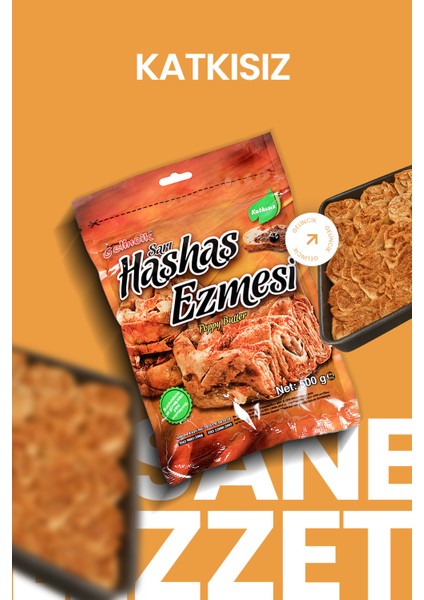 Kahvaltılık Hamur Işlerinde Katkısız 500 gr Haşhaş Ezmesi fırsatları