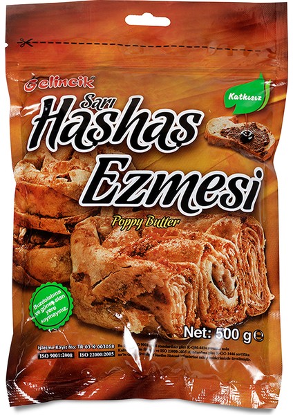 Kahvaltılık Hamur Işlerinde Katkısız 500 gr Haşhaş Ezmesi