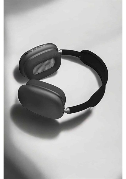 P9 Plus Hi-Fi Ses Kalitesi Ayarlanabilir Mikrofonlu Bluetooth Kulaklık Siyah - FEİ9390-4298 modelleri