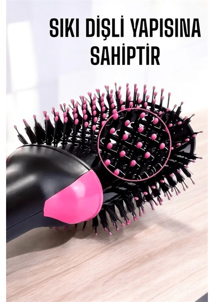 Fön Tarak Elektriklenmeyi Önleyen ve Parlaklık Veren Saç Şekillendirici - FEİ7434-1932