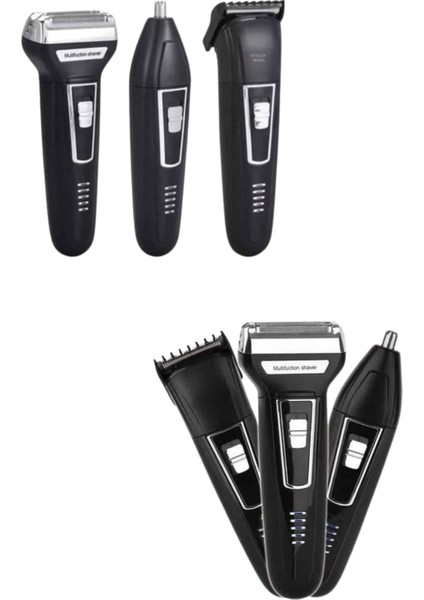 Tıraş Makinesi 3 Başlıklı T Başlıklı Hassas Ciltlere Özel Saç Sakal Vücut - FEİ2124-452 modelleri