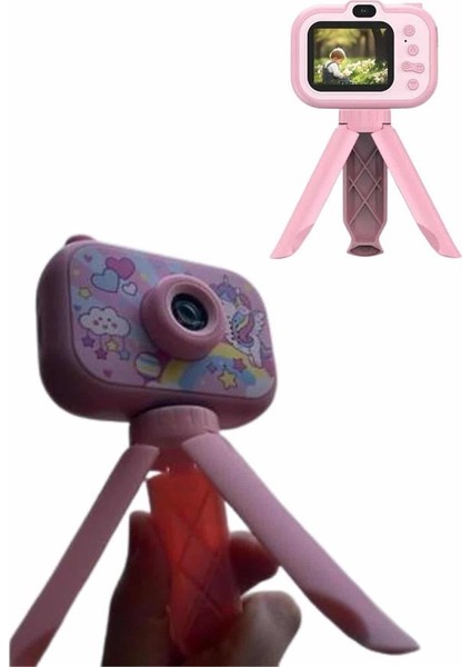 Ayaklı Çocuk Kamerası Tripodlu Mini 1080P Hd Çocuk Kamera - FEİ2237-1189