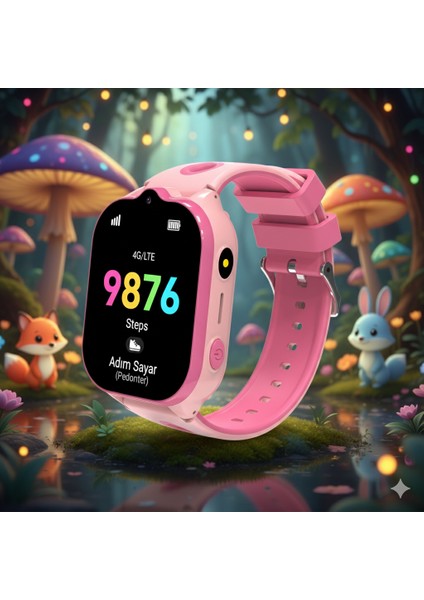 KN8101 P Akıllı Çocuk Saati 4g Sim Kart Destekli Görüntülü Görüşme Özelliği fiyatları