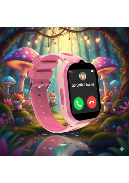 KN8101 P Akıllı Çocuk Saati 4g Sim Kart Destekli Görüntülü Görüşme Özelliği modelleri