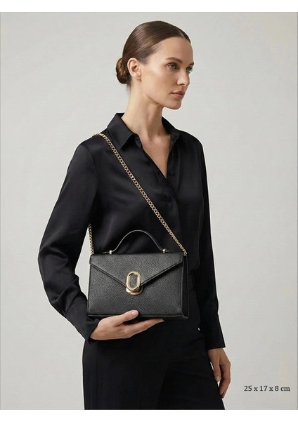 Lüks Zincir Askılı Hakiki Deri Çanta modelleri