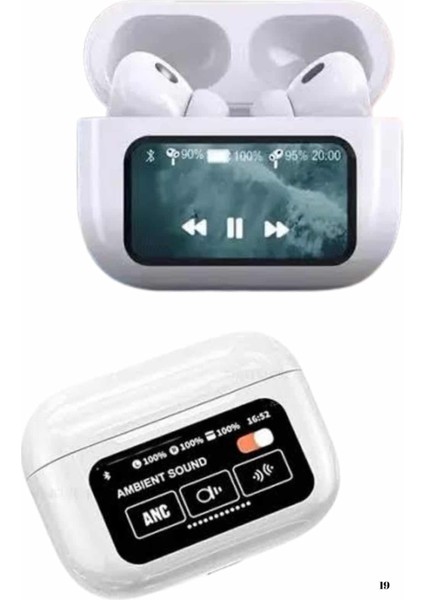 Dokunmatik Ekranlı Air Pro 2 Anc Kulaklık Kablosuz Çok Fonksiyonlu - FEİ1583-8761 fırsatları