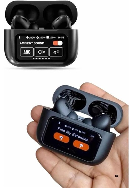 Kulak Içi Bluetooth Kulaklık Ekranlı Müzik Dinleme Çağrı Cevaplama Siyah - FEİ8003-5606 modelleri