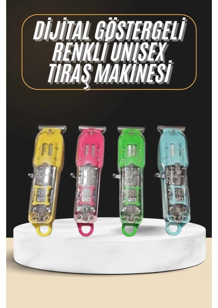 Tıraş Makinesi Renkli Dijital Göstergeli Epilasyon Öncesi Kısaltma Makinesi - FEİ6796-9261
