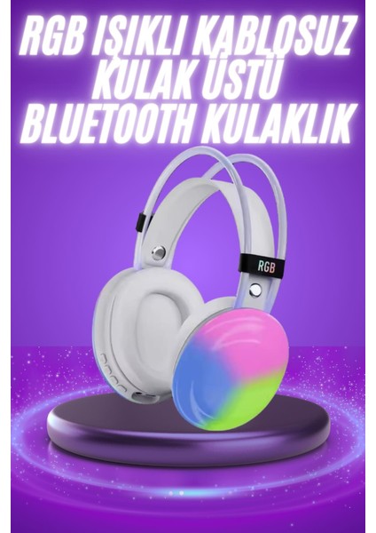 2025 Model Bluetooth Kulaklık Kulak Üstü Kablosuz Uzun Ömürlü Unısex - FEİ3303-6361