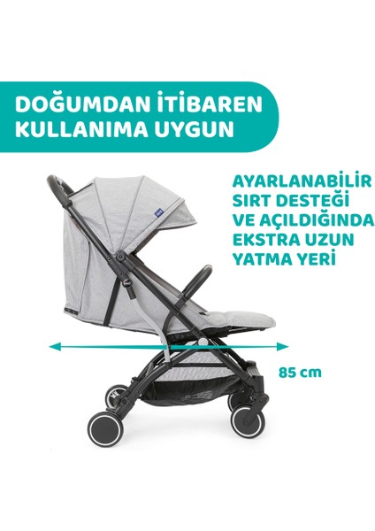 Trolley Me Bebek Arabası Light Grey