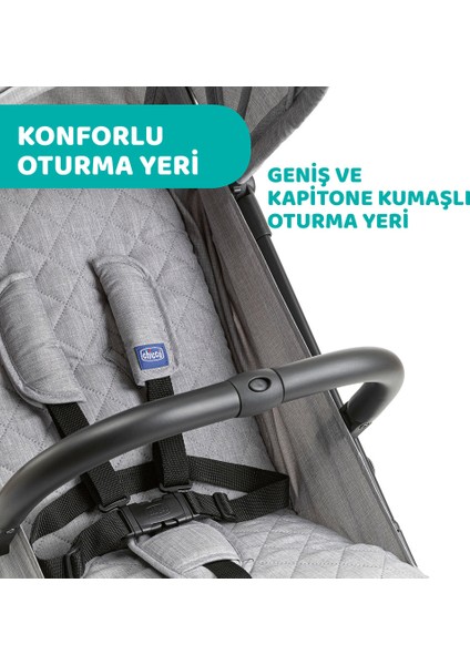 Trolley Me Bebek Arabası Light Grey