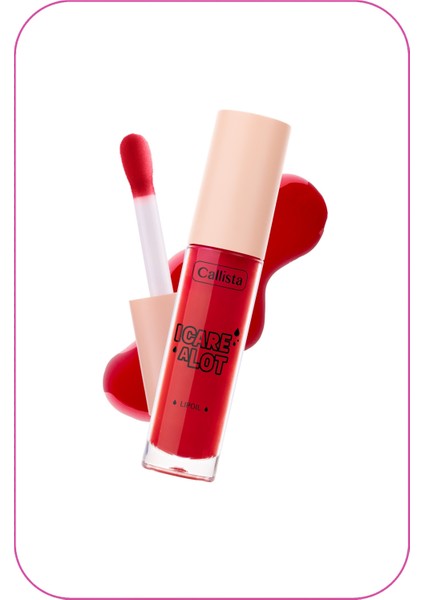 Callista I Care A Lot Lip Oil Nemlendirici ve Parlatıcı Dudak Bakım Yağı - 40 Red Vibes - Kırmızı modelleri